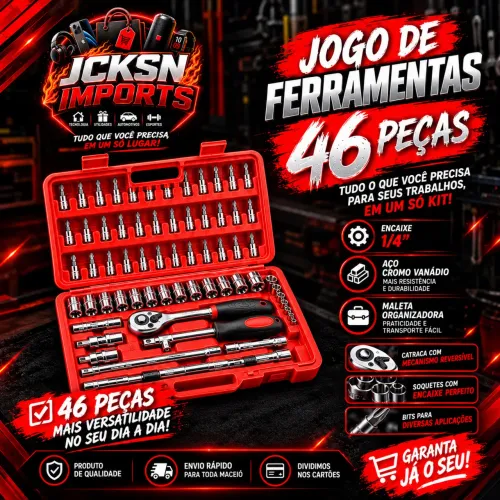 Kit ferramenta de 46 peças