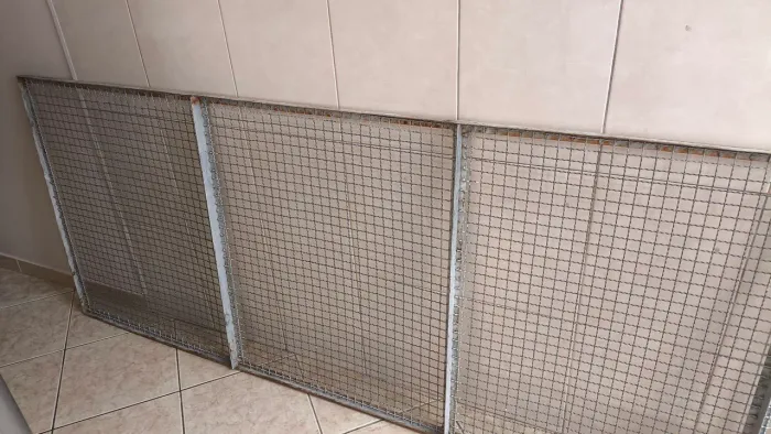 Grade de proteção aço galvanizado