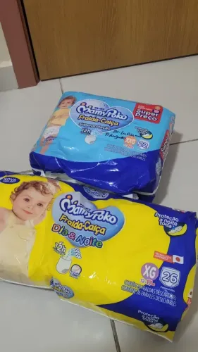 Fraldas mamypoko XXG 22un . XG 26un