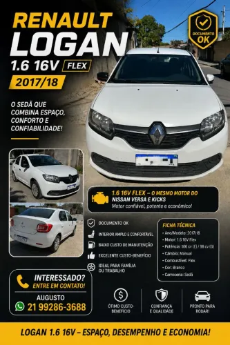 Renault Logan Expression Flex 1.6 16V 4P 2018