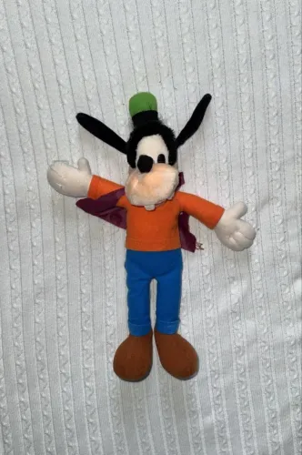boneco de pelúcia vintage do Pateta grande da Disney