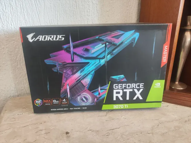 Placa de video RTX 3070 Ti Aorus Master