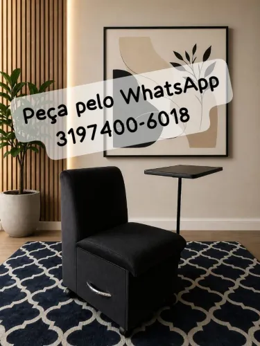 Poltrona manicure com gaveta
