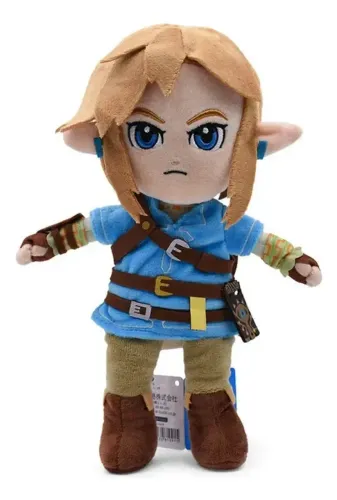 The Legend Of Zelda - Breath Of The Wild - Pelúcia Link 30cm Oficial Nintendo