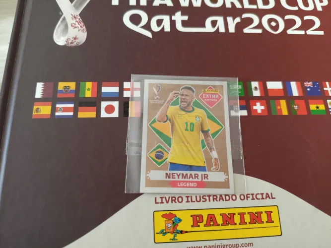 Figurinha legend 2022 Neymar jr bronze