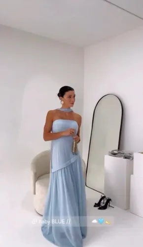 Vestido Casamento Azul - NUNCA USADO