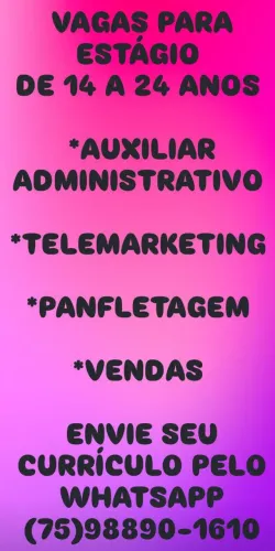 Vagas Para Estágio