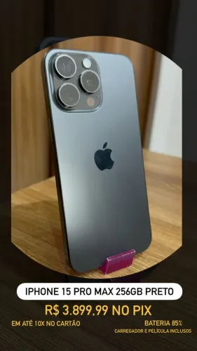 IPHONE 15 PRO MAX 256GB
