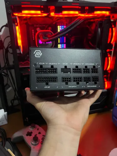 FONTE 850w MSI MAG R850 PCIE5 (Acompanha todos cabos)