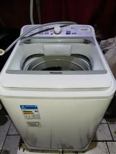 máquina de lavar roupa 14 kg Panasonic branco