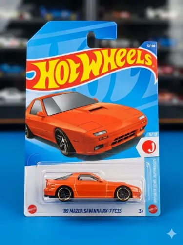 Kit 2 Hot Wheels Mazda JDM - RX-3 Bridgestone + Savanna RX-7 FC3S