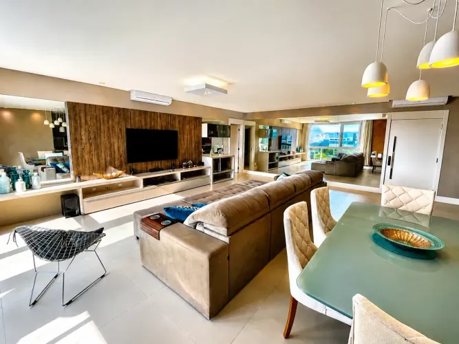 Apartamento exclusivo com 147m² com 2 suítes em Jurerê Internacional