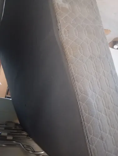 Cama casal box com cabeceira Branca 