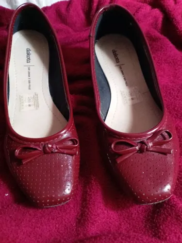 Sapato feminino Dakota tamanho 36 -  bordô