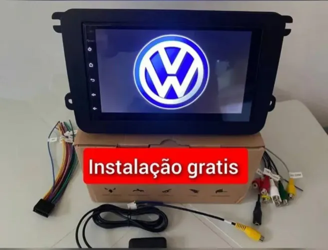 Multimídia gol g7 7P Android 2ram 32g CarPlay YouTube Netflix wifi Waze Bluetooth 