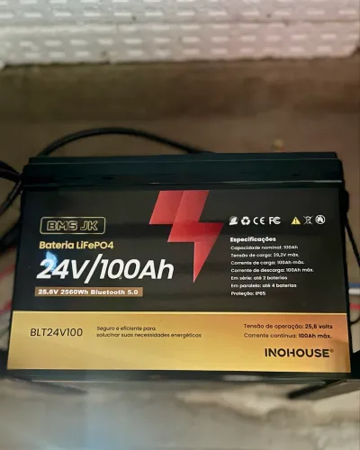 Bateria LiFePO4 24v 100a InoHouse