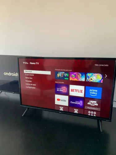 TV Smart TCL 32 Polegadas Sistema Roku | Completa e cheia de Apps