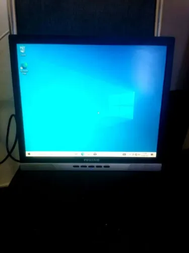 Monitor de 17 polegadas da marca Positivo sem a base (sem pé)