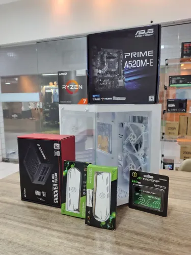 Pc Gamer Amd Ryzen 7 5700G 16GB DDR4 SSD 240GB Vega 8 Asus - Loja fs Informática