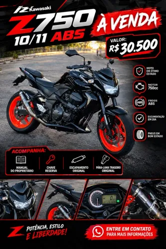 Kawasaki Z750 10/11 ABS