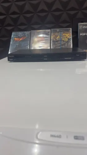 Leitor De Cd E Dvd Philips Philips Com Karaokê Preto | 127V