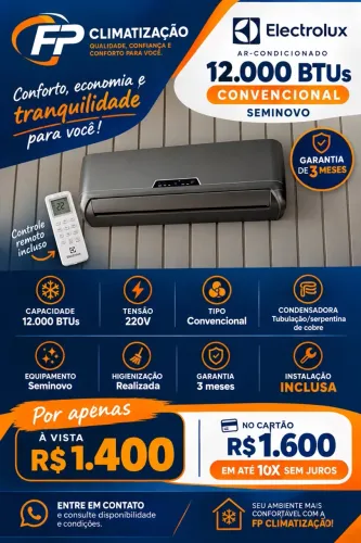 Ar condicionado Electrolux 12000btus