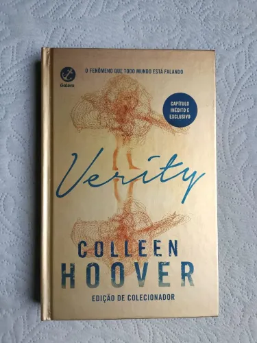 Livro Verity edição de colecionador com capítulo extra