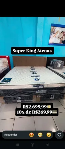 Cama Super King molas ensacadas- super oferta até dia 31.07