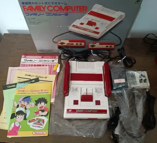 Console Family Computer Famicom com Mod AV original completo