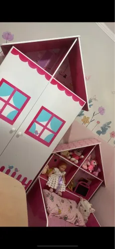 Conjunto cama e guarda roupa infantil 