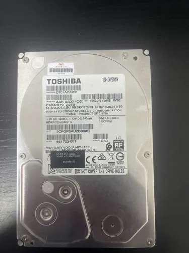 Hd Toshiba 2tb