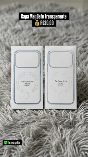 Capa MagSafe Transparente 