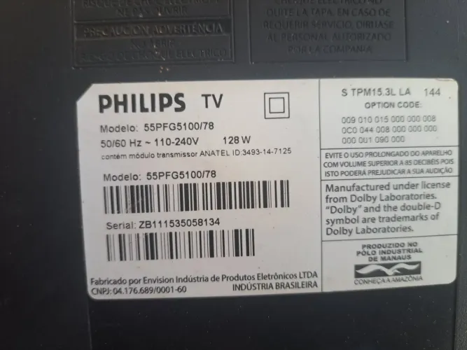Tv Philips 55