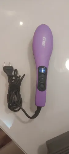 Escova Alisadora Elétrica GW Bivolt 230°C - Roxa