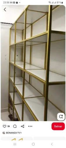 ESTANTE DE METALOM PRA LOJA