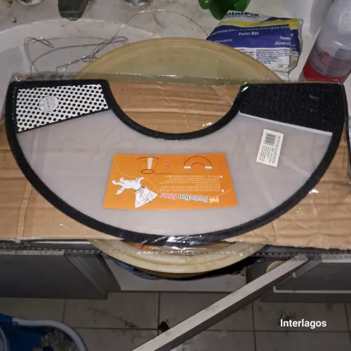 Colar pet gato em Pvc n°6 Pescoço 18 a 22 cm