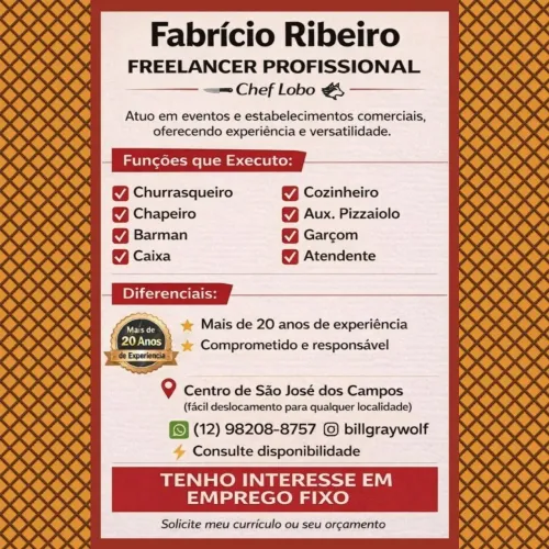 Churrasqueiro à Domicílio