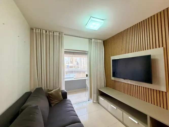 LINDO APARTAMENTO 3 QUARTOS, 75 M², 100% MOBILIADO E DECORADO NO JD. GOIAS AO LADO DO PQ F