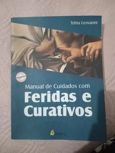 Livro manual de cuidados com feridas e curativos