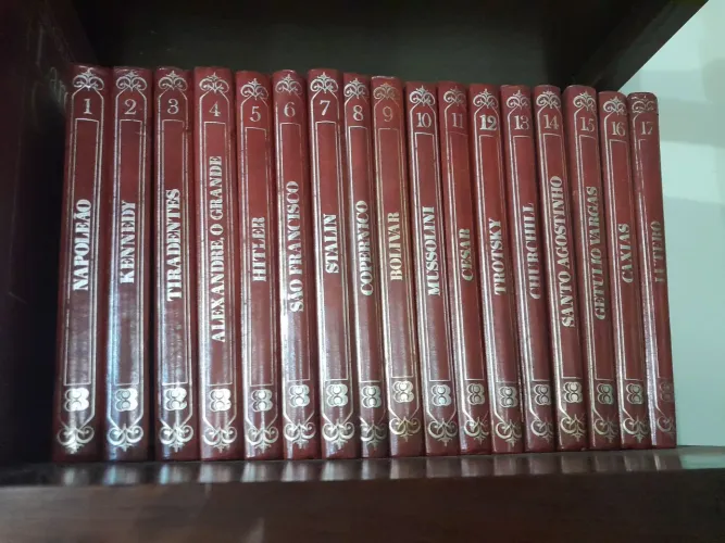 Biblioteca de historia biografias 17 volumes