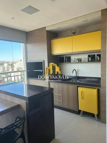 Locação apto 155 m² 3 suítes vista livre mobiliado Domo Life Centro- SBC
