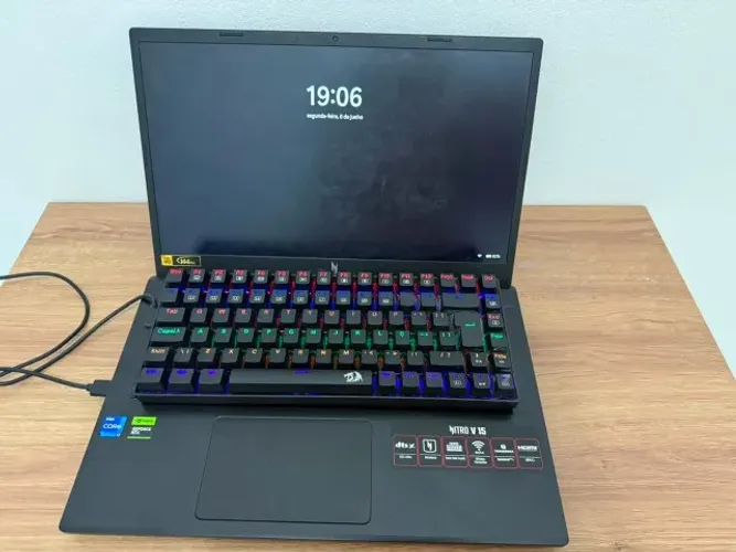 Venda-se Acer Nitro V15 Nvidia GeForce RTX 4060 Intel core I7-13620 de 13° geração