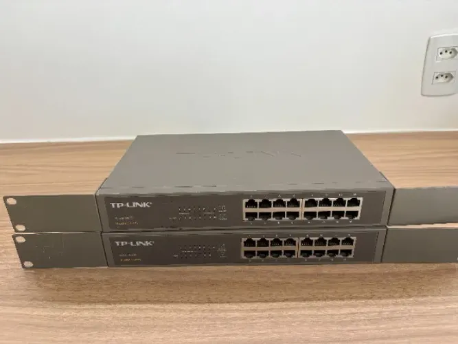 2X Switch Tp-link Tl-sg1016d 16 portas GB