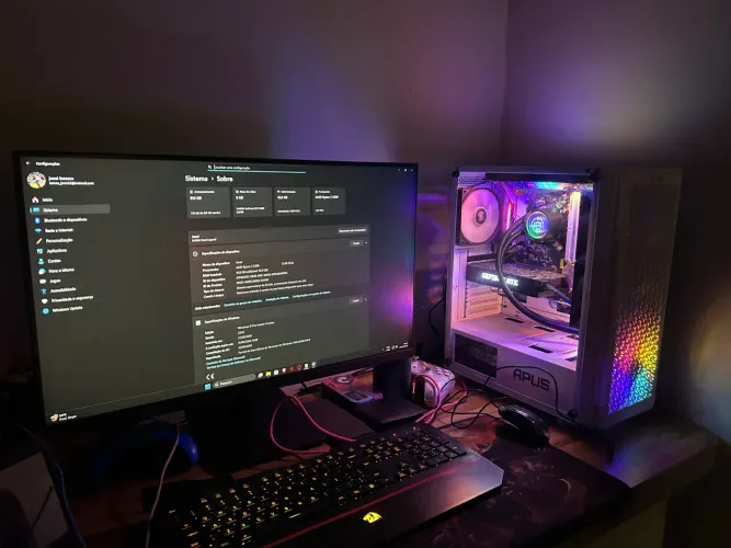 PC Gamer Ryzen 5 5500 + RTX 2060 SUPER 8GB + Monitor LG 27? IPS 75Hz