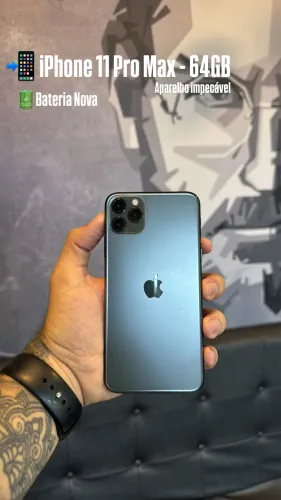 iPhone 11 Pro Max - 64GB bateria nova