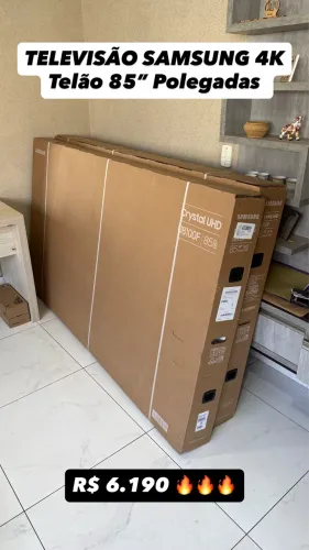 Televisão 85 Polegadas Samsung - Lacrada Nova