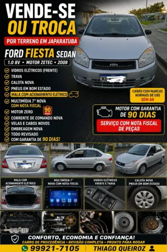 Ford Fiesta Sedan 1.0 8V Flex 4P 2008