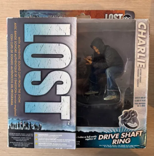figura de ação colecionável do personagem Charlie Pace da série de TV Lost