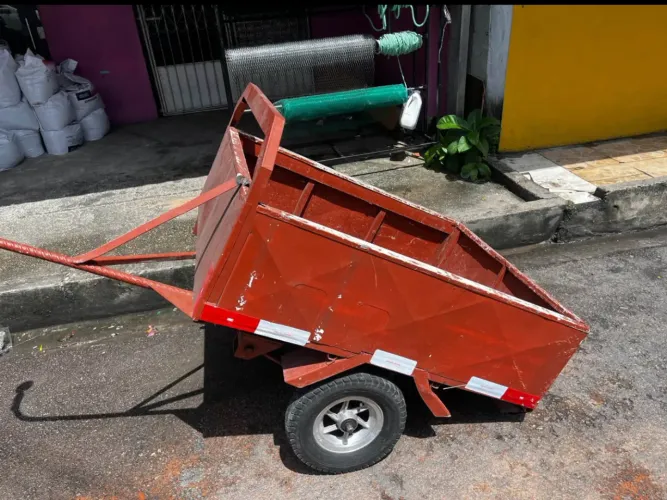 Reboque para moto.