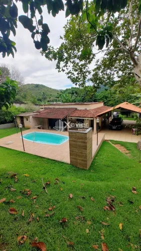 Chácara com 5.000m² à venda em São João do Jaboti, Guarapari/ES, 3 quartos, piscina e área
